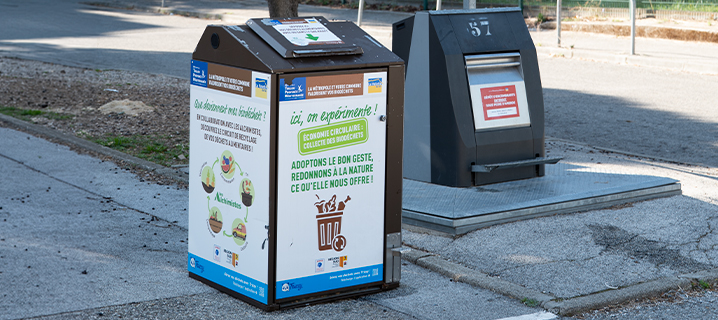 Bornes à bio-déchets